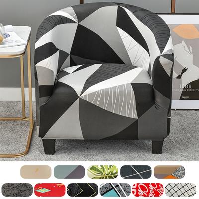 Elastic Club Chair Covers for Armchairs Stretch Sofa Slipcovers Removable Sofa Couch Cover for Bar Counter Living Room Reception