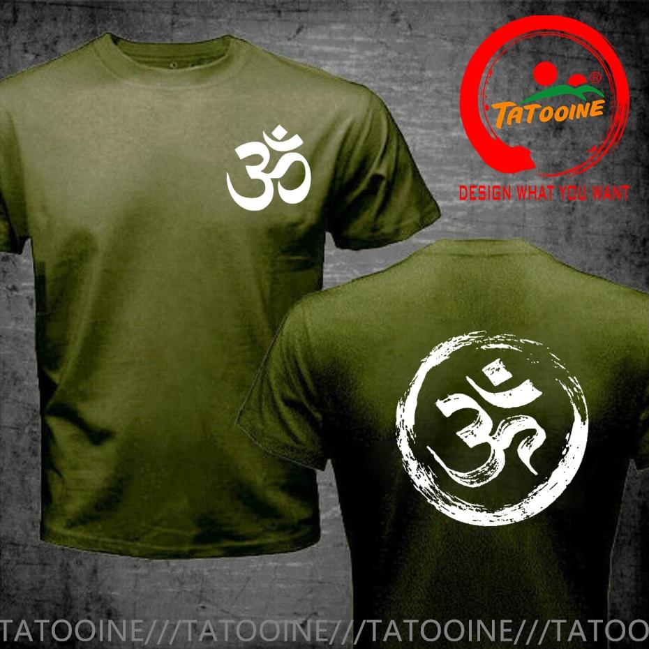 Funny Design Om Distressed Spiritual Shirt Unisex Fashion Trendy Casual Clothing Stylish Tops Tee Shirt Leisure Tshirt Unisexs Tshir