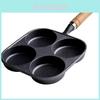 Cast Iron Hole Egg Pan Nonstick Breakfast Cooking Tool For Home Use