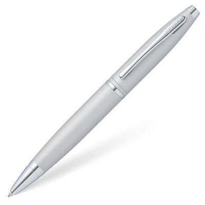 Cross Ballpoint Satin Officially Imported Pen, Oil-Based, Karei, All-Over Chrome, AT0112-16,