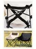 Portable Folding Camping Chair with Storage for Outdoor Beach and Fishing