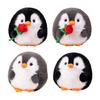Soothing Penguins Plush Dolls Animal Large Penguins Toy Furry Stuffed Toy Cuddle Toy for Birthday Christmas Gifts