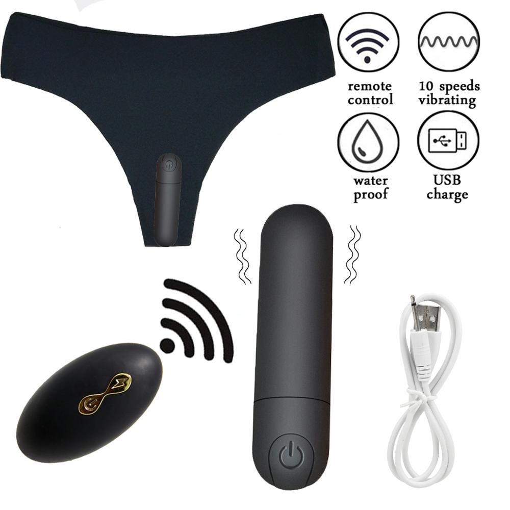 10 Geschwindigkeiten Vibrierendes Ei Weiblicher Vibrator Drahtlose Fernbedienung Klitoris Stimulator Unterwäsche Vibratoren