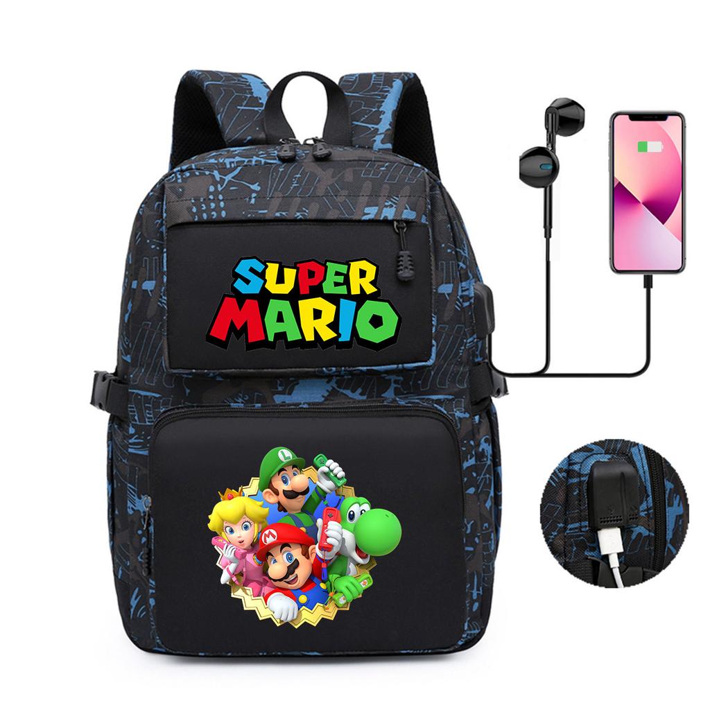 Game Merchandise Printed Backpack Youth School Bag Usb Computer Bag Backpack