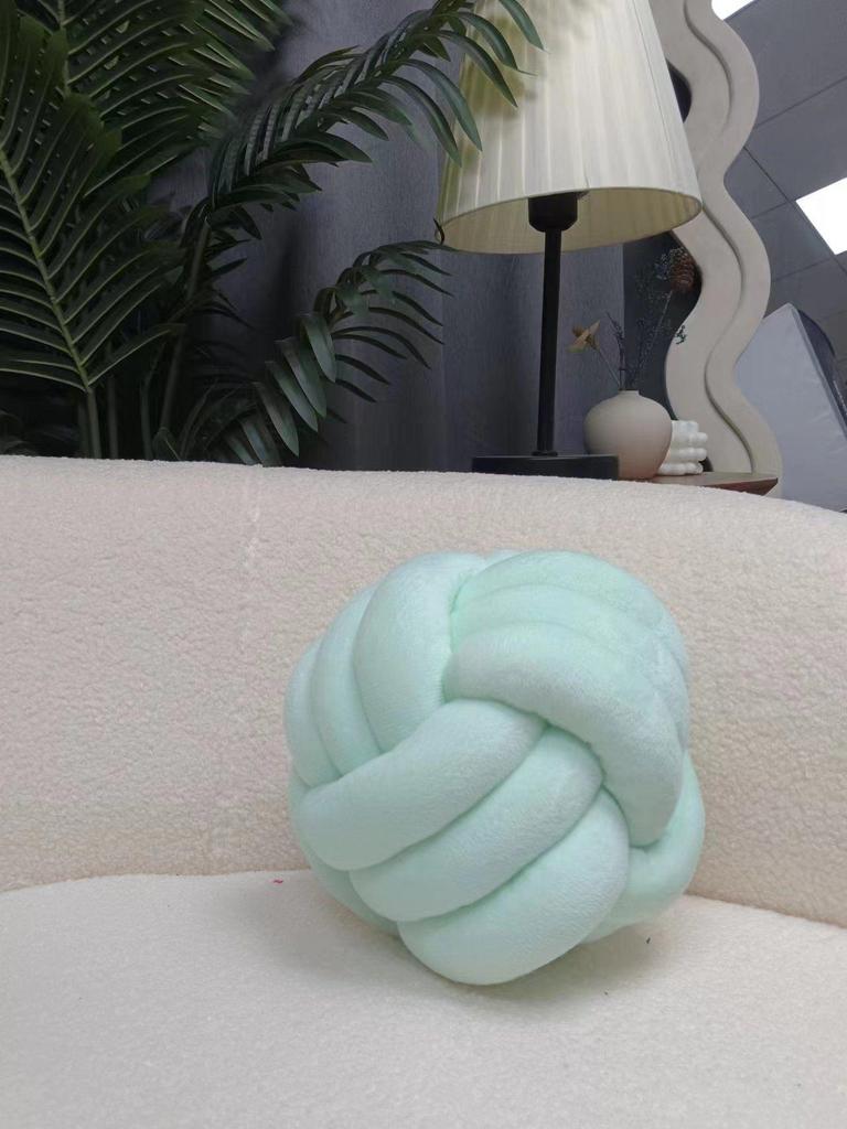 Nordic Hand-Woven Velvet Knot Pillow - Home Decoration