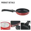 1 Pcs 12cm/14cm/16cm Frying Pan Non-Stick Stainless Steel Frypan Pot Saucepan Random Color Kitchen Cookware