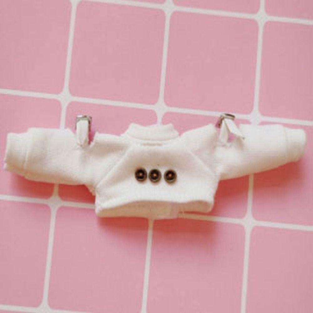 Replaceable Doll Hoodie Skirt Set Handmade Doll Accessories  For 1/11 OB11 Dolls/for 1/12 Bjd Dolls