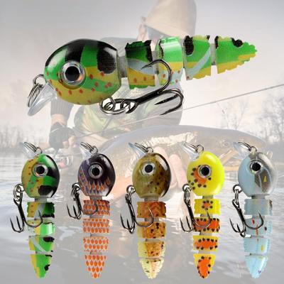 Mini Multi Section Insect Fishing Bait 5,5cm/4G Lures