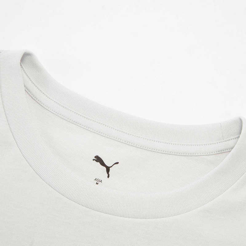 Puma Casual Sports Versatile Simple Short Sleeve T-Shirt Men Tops White 690645-72