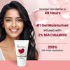 The Skin Story 2% Niacinamid Ölfreie Feuchtigkeitspflege | Leichte Gel-Creme für taufrische Haut & Hydratation | Zieht schnell ein, nicht fettend | 50g