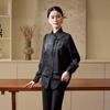 Women's New Chinese Style Disc Button Long-Sleeve Blouse