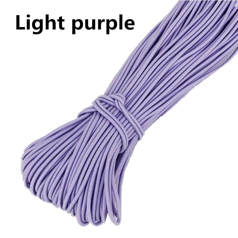 10yards 2mm Colorful High-Quality Round Elastic Rope Round Elastic Band Rubber Band Elastic Line Home DIY Sewing Accessories