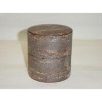 

Fujiki Denshiro Shoten кожаная банка для чая из мраморной кожи 30290 (Плоский)