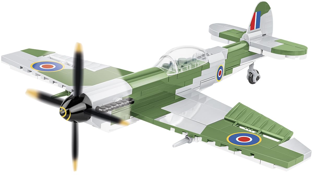 

COBI Cobi Blocks British Spitfire Supermarine Fighter 152 5865 IN Authentic MK.X Plane, 1/48 Scale, Pieces, [MADE EU],
