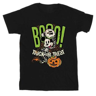 Boys Boo Trick Or Treat Mickey Mouse Cotton T-Shirt