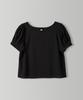 Syeliobeu Carré Square Neck Blouse - Black