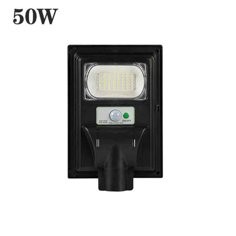Led Solar Street Lights 180 Degree Intelligent Light Control Outdoor Sensor Flood Lamp With Remote