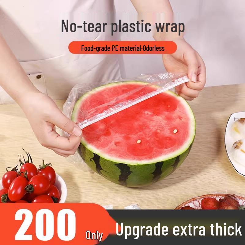 Elastic Food Grade Cling Film Covers for Leftover Bowls and Plates in the Refrigerator