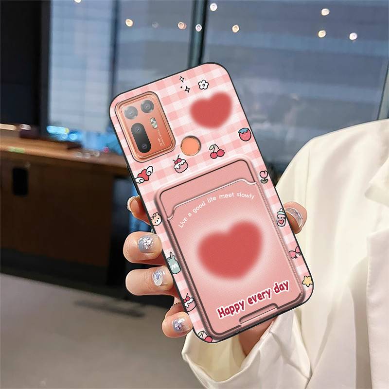 Roztomilý obal na kartu Pouzdro na telefon Pro HTC Desire 20 Plus/D20+ Nárazuvzdorný Módní design Měkké pouzdro Nárazuvzdorný Zadní kryt TPU