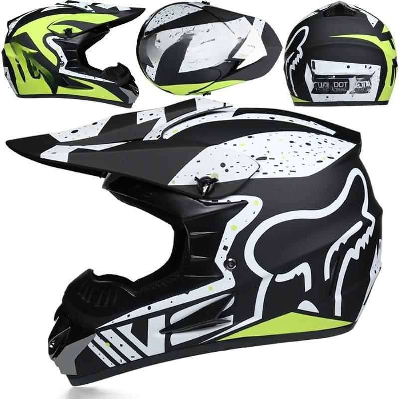 Four Seasons Motorcycle Off-road Helmet for Men and Women, Electric Bike Helmet, Mountain Bike Off-road Helmet, Racing Speed Descent Pedal