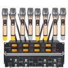 Gold Sand Wireless Handheld Microphone - One-to-Eight Connectivity