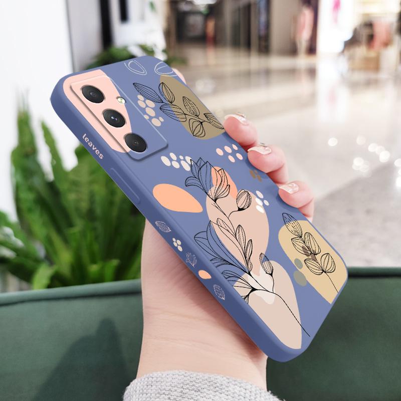 

Vintage Flowers Phone Case For Samsung Galaxy A17 A07 A56 A36 A26 A16 A06 A55 A35 A25 A15 A05 A54 A34 A24 A14 A04 Silicone Cover Samsung A24 4G светло-синий