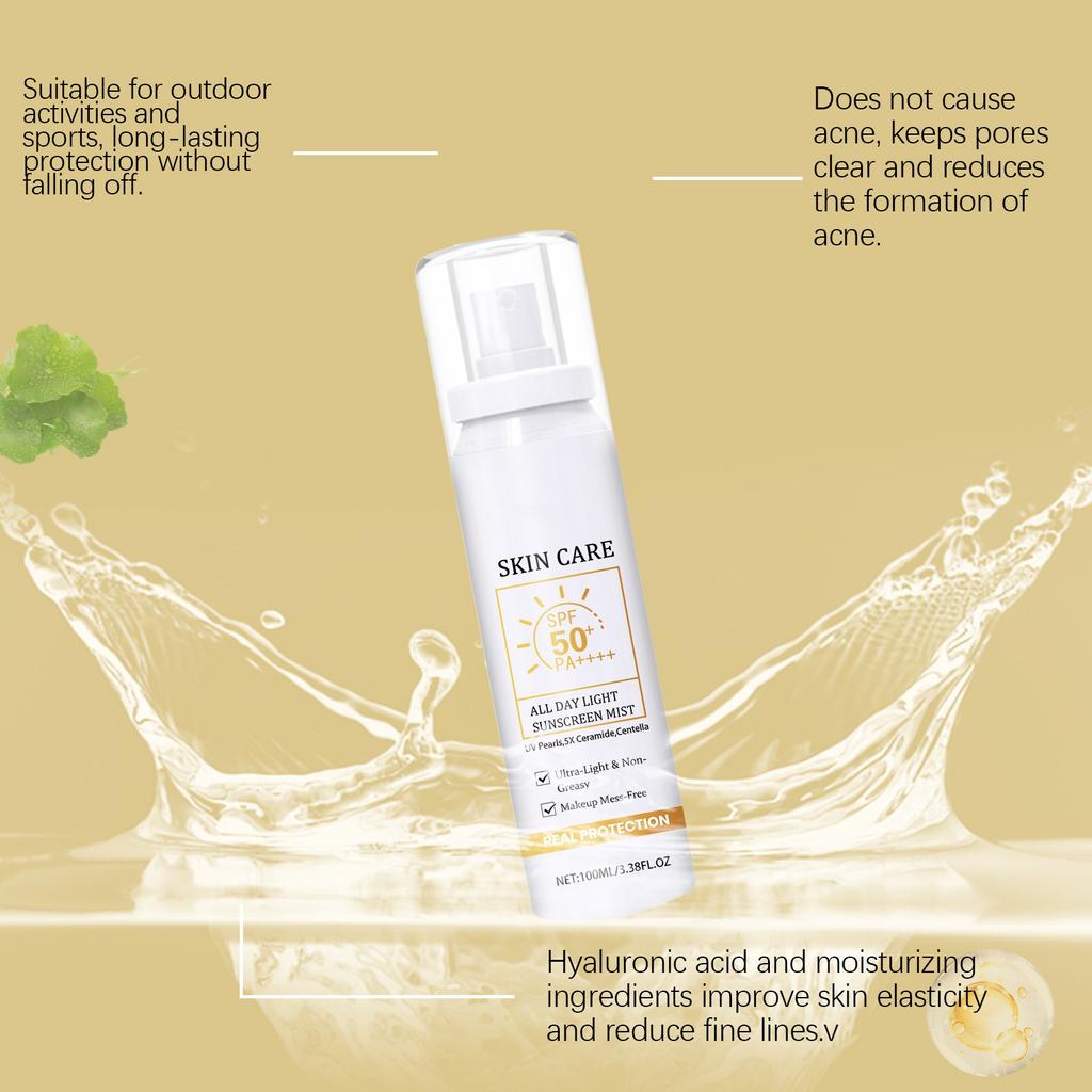 Hydratační sprej na opalování Anti-Uv Jemné ingredience s lehkou texturou 100 ml