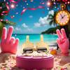 Tricky Middle Finger Creative Middle Finger Hand Shape Finger Silly Funny Party Novelty Sunglasses Novelty Party Glasses Gram [Qintreesify]