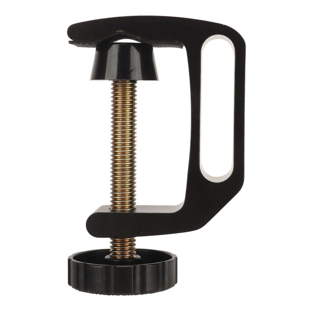 Photography C Clamp Aluminium Alloy Desktop Mount Holder C Clamp with 1 4in and 3 8in Thread Hole for Table