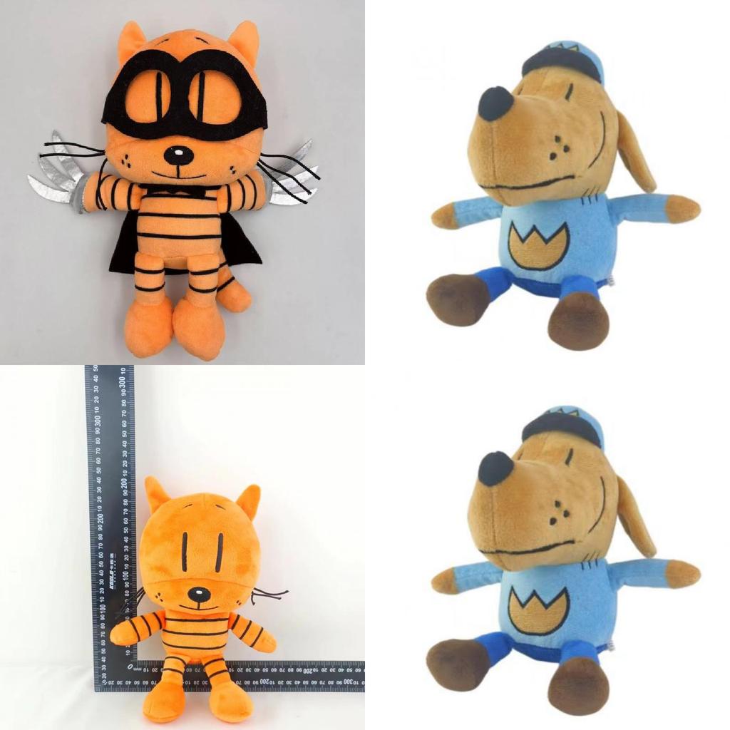 Lovable Dog Man Plush Toy With Colorful Designs And Charming Cartoon Features