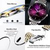 Top Brand Luxury Men Watch Waterproof Luminous Stainless Steel Watches Sport Quartz Clock Mens Date Business Wristwatch