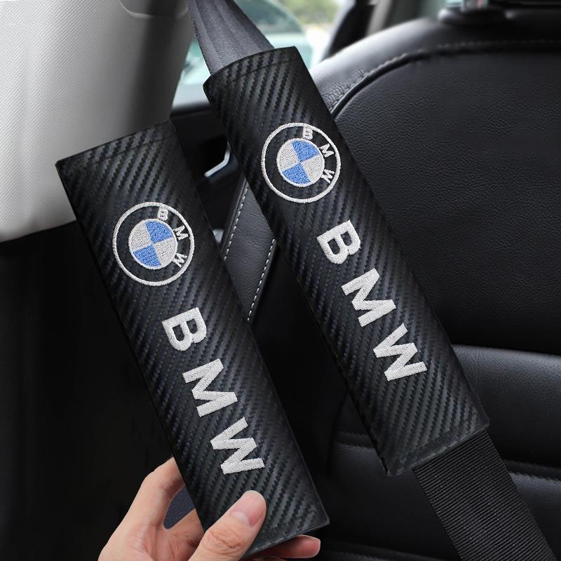 High Grade Material Car Seat Belt Shoulder Pad Safety Belt Cover Protection For BMW E90 E60 E70 E87 3 5 Series M3 M5 X1 X5 X6 Z4 npmk56