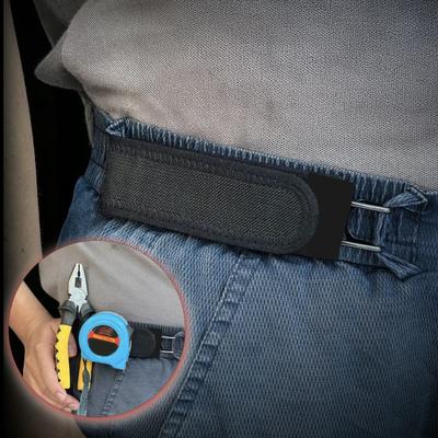 Cinto sem Fivela Gancho Gancho de Metal Ajustável Cinto Elástico Unissex Fecho de Cinto de Cintura Invisível Sem Fivela para Trabalho ao Ar Livre EDC