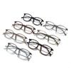 Square Frame Glasses for Women: TR90 Metal, Anti-Blue Light, Prescription/Non-Prescription Lenses, Slimming Design for Large Faces, No Makeup Style