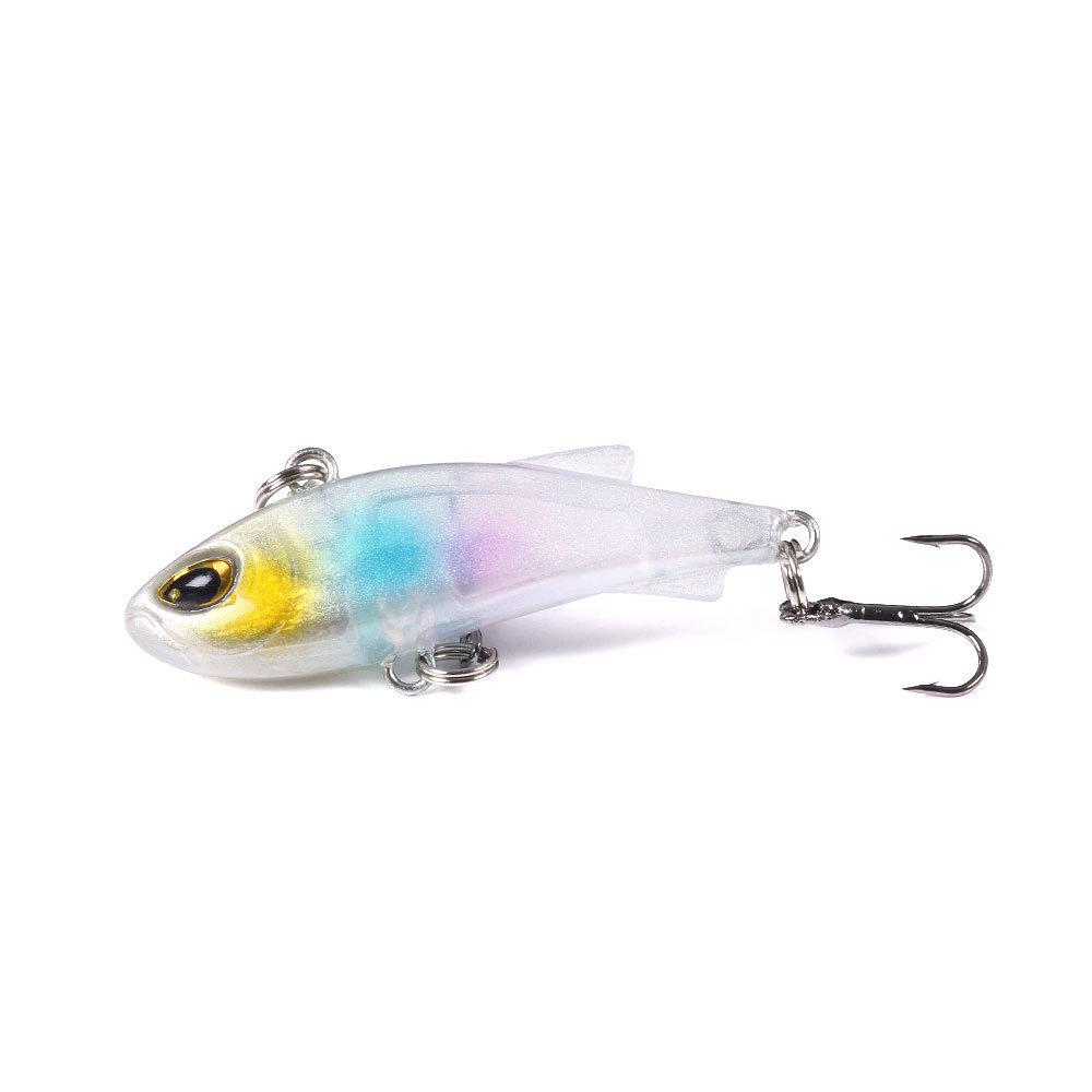 

New Submersible Flutter SwimVIBLure Fishing Bait 4GMicro Object Upturned Mouth Horse Mouth Bass Fishing Lure 4CM-4G-12