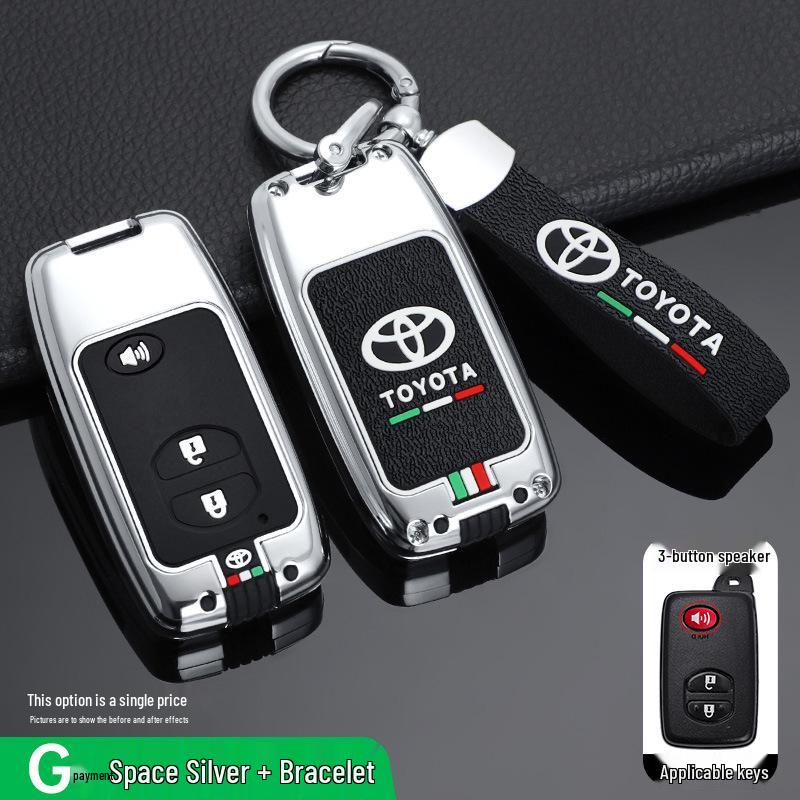 Toyota Key Case for Land Cruiser, Old Model Camry, Prado, Highlander