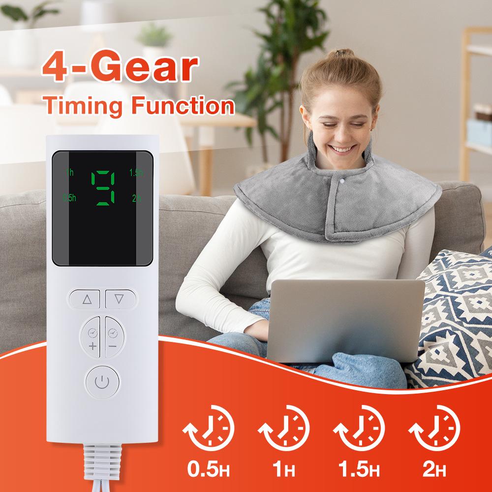 New Electric Heating Shawl for Neck and Waist - Plug-in Physiotherapy for Winter Warmth