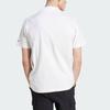 Adidas Originals Graphic Retro Sports Knit Polo T-Shirt Men Tops White JC8367