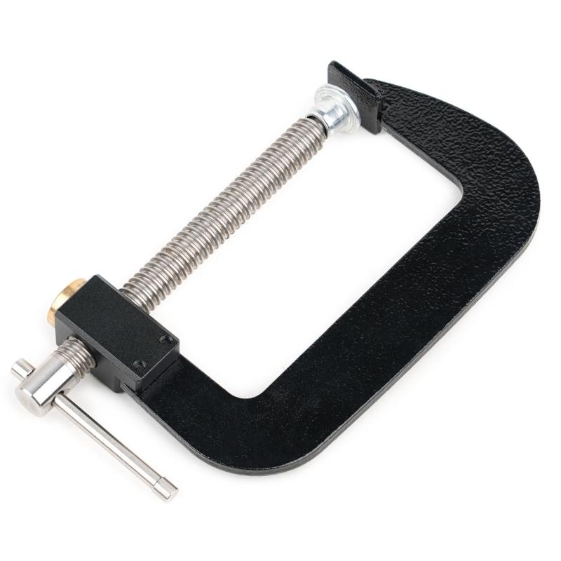 4 Inch Quick G Clamp 0-100mm For Woodworking Heavy Duty Steel Construction Non Slip Trapezoidal Screw Ergonomic Handle