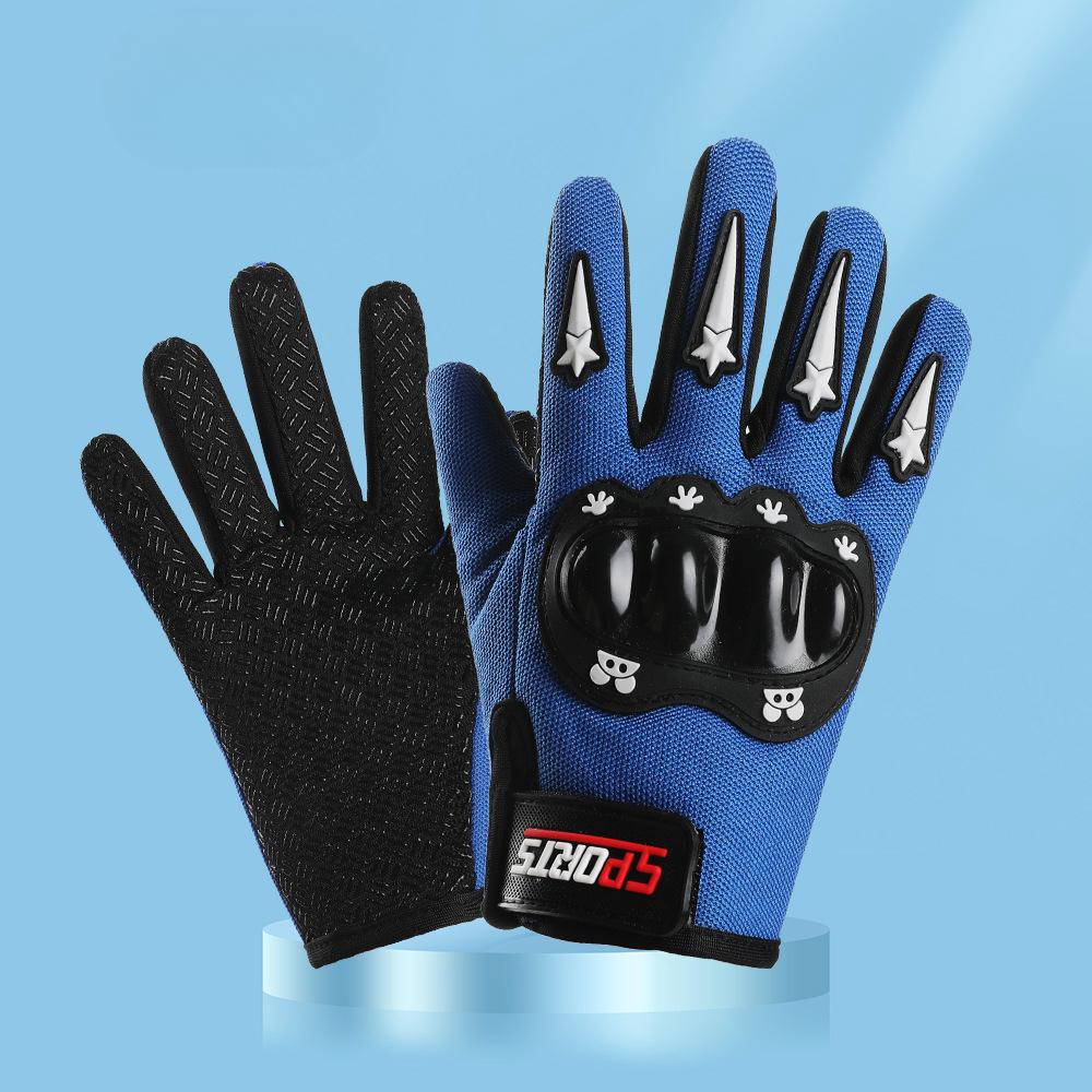 

Children s Half Finger Gloves Outdoor Tactical Riding Hard Shell Protection Medium Big Children Child Locomotive Sliding Sports Gloves One Size