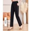 Pastert Women's Classic Stripe Elastic Waist Casual Pants