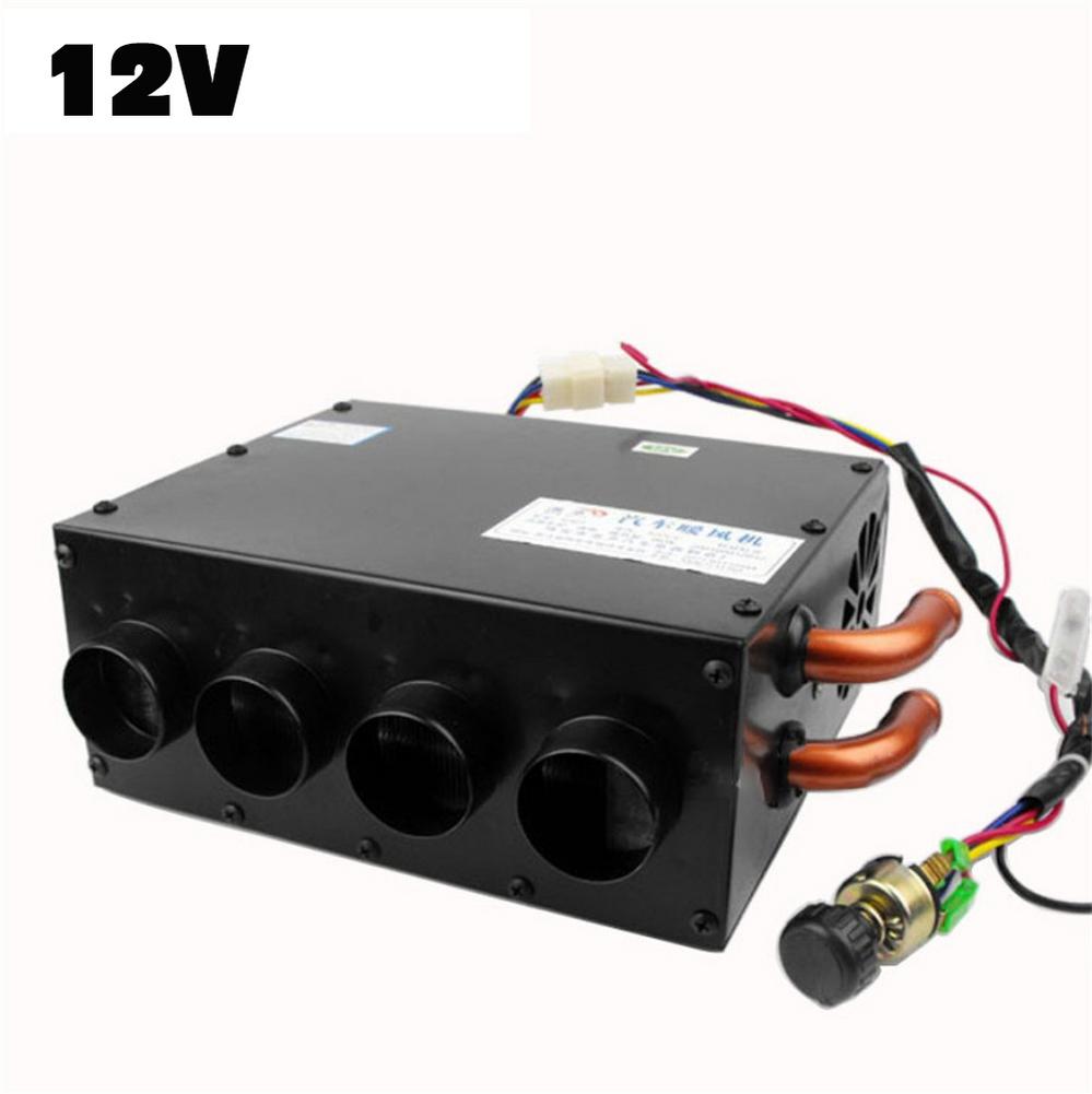 

12В/ 24В 4 отверстия Портативный Автомобильный Обогреватель-Охладитель, Размораживатель, Осушитель 80Вт Для Домов на колесах, Лодок, Автодомов, Грузовиков, Прицепов