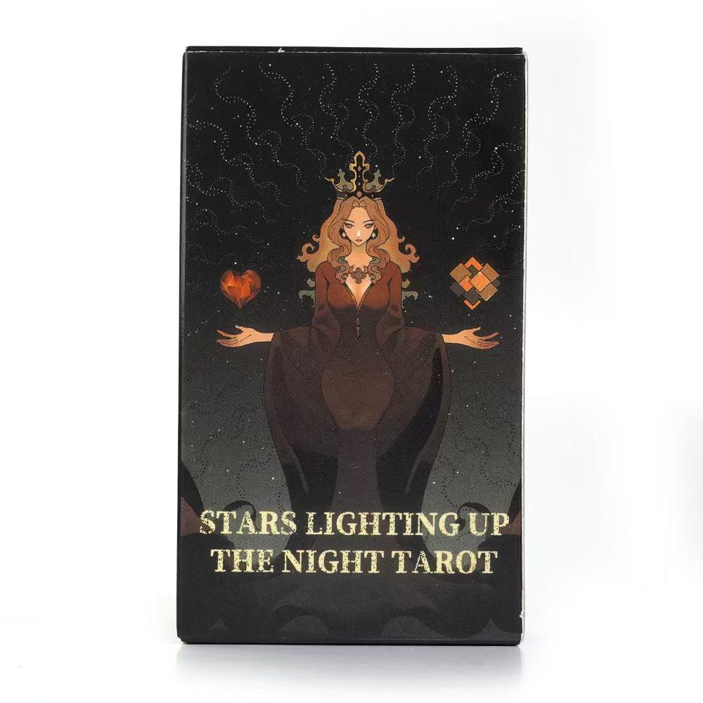 Stars Lighting Up The Night Oracle Cards A 78 Tarot Cards Divination Edition FortuneTelling Deck Borad Playing Games Tarot Decks