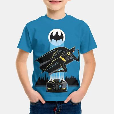 Ropa para Bebé Estampado 3D de Superhéroes 5 a 14 Años Ropa Exterior para Niños Niña Niño Batman Camiseta Tops Camisas