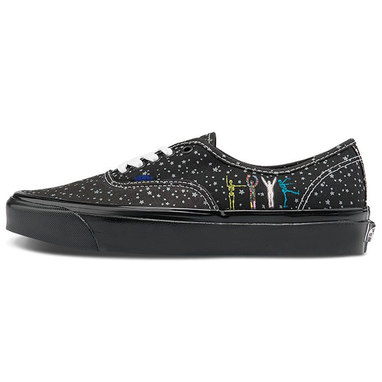 Vans Authentic 44 Dx Canvas Casual Low Top Skate Shoes Unisex Sneakers Black VN0A5KX4AVU
