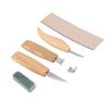 5pcs/set Wood Carving Tools Set Hand Wood Engraving Chisels Knife Spoon Carving Tool Set