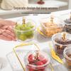 Multi-Grid Plastic Snack and Candy Dish for Home