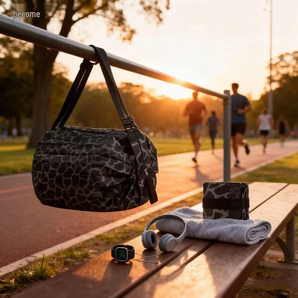 Foldable Japanese-Style Eco-Friendly Travel Shoulder Bag