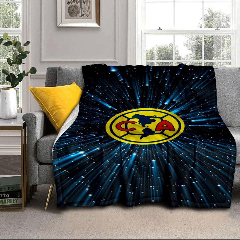 Club America Emblem Portable Blanket/Soft Blanket Bedding Blanket Suitable for Travel Camping Living Rooms Offices Sofas Fan Gifts