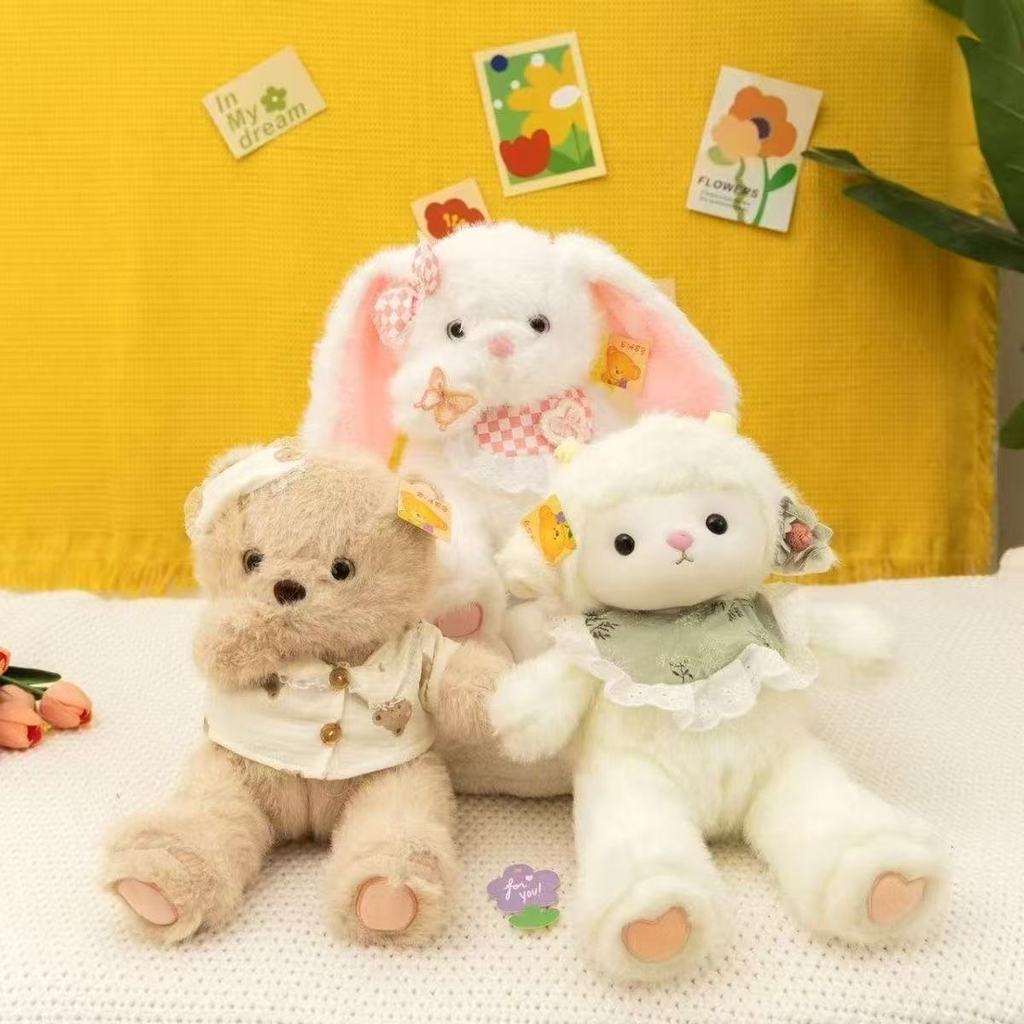 Plush Baby Sheep Toy With Pp Cotton Filling For Kids Bedtime Comfort Gift